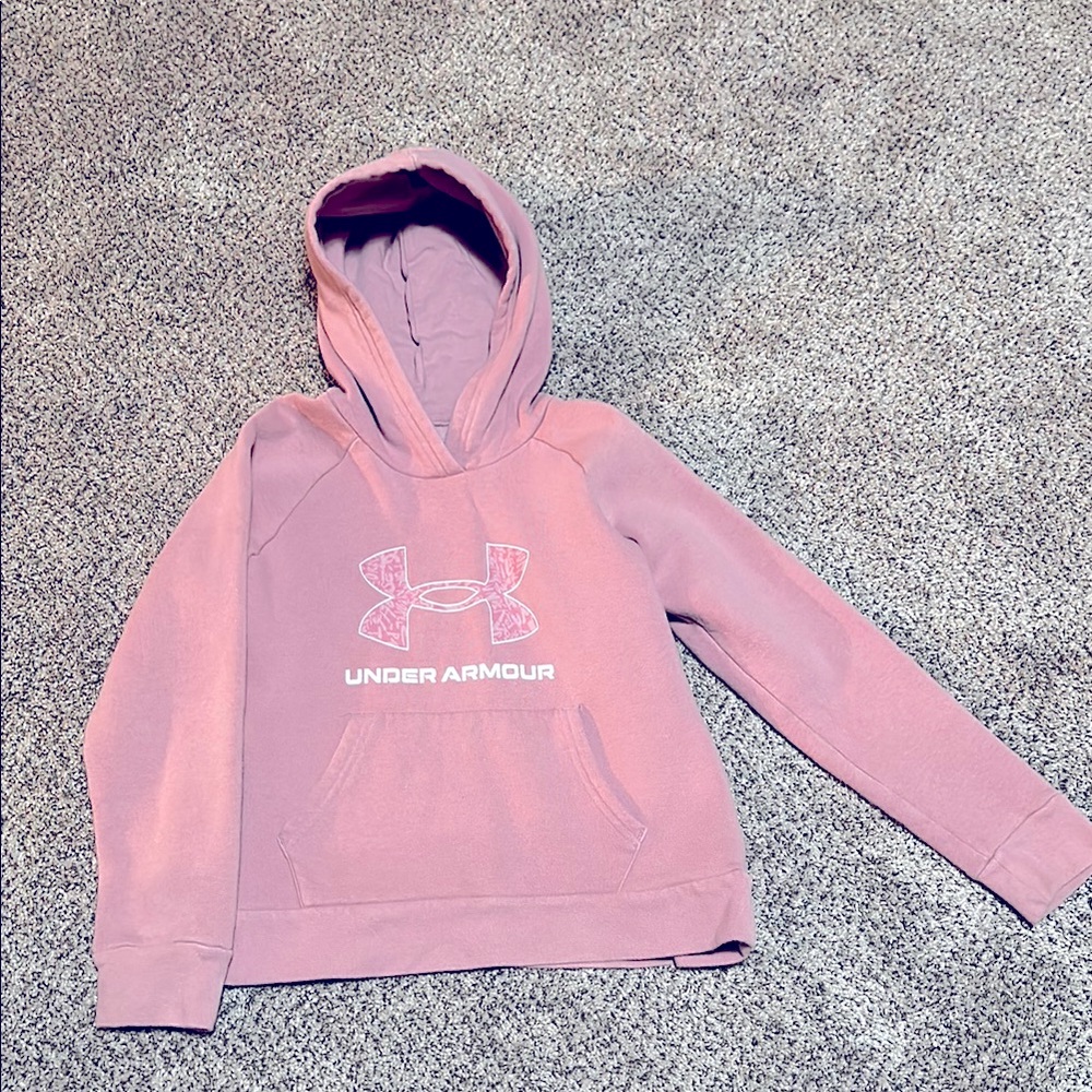 Girls Under Armour Pink Sweatshirt